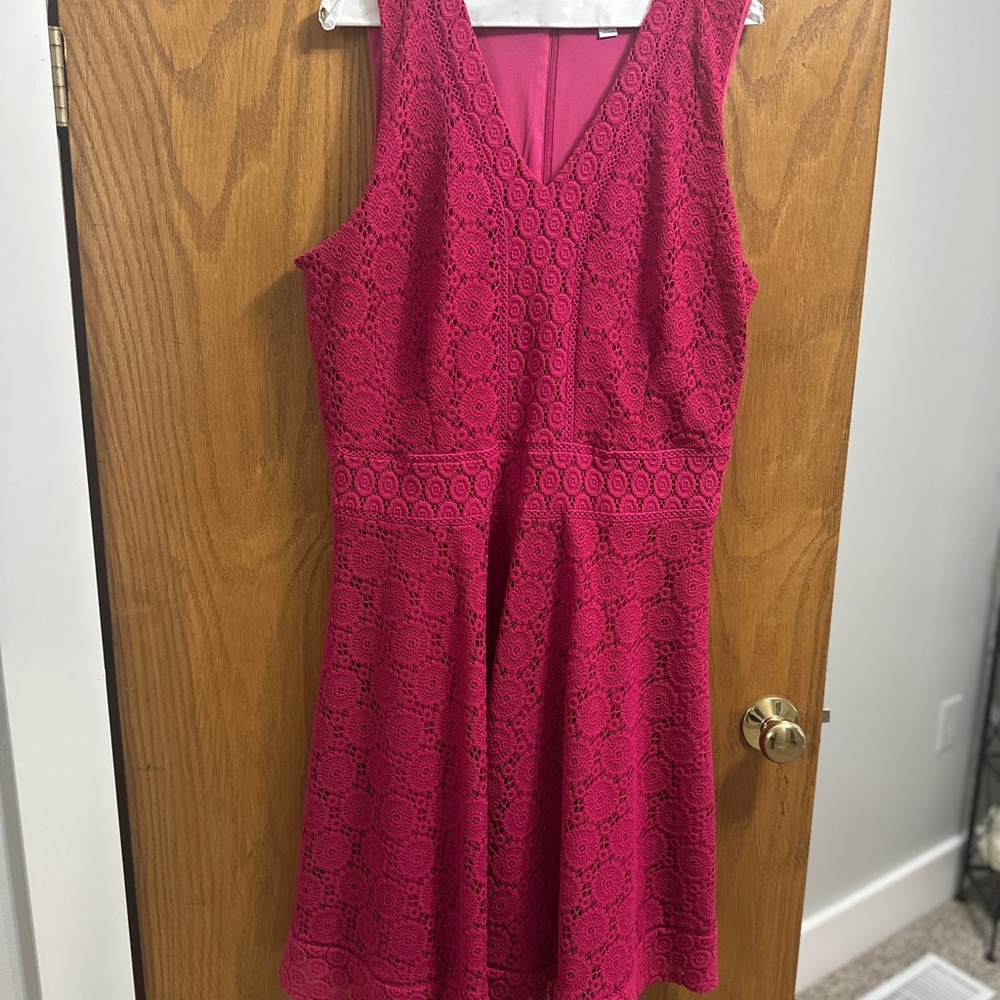 Charter Club Pink Lace Dress